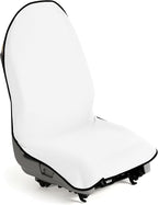 lebogner Waterproof Sweating Car Seat Cover for Post Gym Workout, Running, Swimming, Beach and Hiking, Universal Fit Anti-Slip Bucket Seat Protector for Cars, SUVs and Trucks, Machine Washable, White