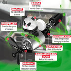 Panda Cute Car Air Freshener Diffuser - Panda Aromatherapy Diffuser Car Air Fresheners Vent Clips Cute Freshener Rotating Fan