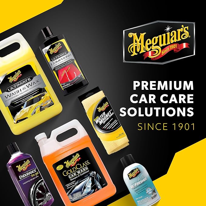 Meguiar's Hot Rims Foaming Wheel & Tire Cleaner - Combines a Wheel and Tire Cleaner in One Product that Quickly Powers through Brake Dust and Grime on OEM Clear Coated Wheels, 20 Oz Foam