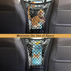 Dog Car Net Barrier for SUV， Upgraded Dog Travel Accessory with Organizers and Storage, Separates Pets from Passengers for Safely, organizes Essentials, Makes Trips Easier.