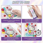 Diamond Painting Sealer Spray, Quick-Drying Diamond Art Sealer for Instant Protection & Enhanced Shine, Long-Lasting Hold for Your Art, Prevents Dust & Fall-Off, Easy Application