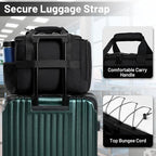 MIER Lunch Box for Men Heavy Duty Insulated Lunch Bag 20 Cans Large Leakproof Soft Cooler Bags with Multiple Pockets for Picnic Work Travel (Black)