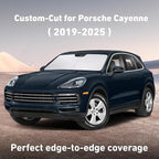 EcoNour Windshield Sunshade Compatible for Porsche Cayenne 2019-2023 2024 2025, Sun Visor for Front Windshield & Window Sun Shade Cover, UV Heat Blocker & Protector, Car Accessories