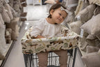 Pobi Baby Premium Multi-Use Cover - Nursing Cover, Baby Car Seat Covers, Shopping Cart, High Chair, and Breastfeeding Cover - Ultra-Soft, Stretchy, Woodland Scarf for Baby and Mom (Wildlife Animal)