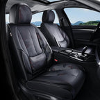 Coverado Seat Covers, Car Seat Covers Full Set, Leather Seat Covers for Cars, Car Seat Protector, Black Car Seat Covers Front Seats and Back Seats Universal Fit for Most Cars Camo