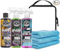 Chemical Guys Ceramic Wash and Maintain Kit with Storage Bag HydroSuds Car Wash HydroSpeed Quick Detailer Hydro Dry Drying Aid Microfiber Towels Giftable Set