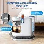 Portable Upholstery and Carpet Cleaner Machine, 15Kpa Spot Cleaner Deep Cleans Pet Stains, Couch Cleaner with 3 Tools and Self-Cleaning System for Area Rugs, Furniture, Stair, Car, Teal