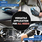 AIM Chemicals Vinyl Leather Rubber Multi-Purpose Dressing -Effective UV Protection -Leather Cleaner & Conditioner -Suitable for Interiors, Exteriors, Engines -Anti-Static -Water-Based for Cars, Quart