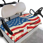Biyejit Golf Cart Seat Covers with 4 Pockets Golf Cart Seat Towel Blanket Fits 2-Seat Golf Carts, Golf Cart Accessories
