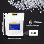 Unscented Aroma Beads for Car Freshies – 5lb Premium EVA Beads, Absorbs 28% Fragrance Oil, Heat Resistant DIY Freshie Supplies for Car & Home Scented Sachets