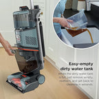 Shark CarpetXpert | Upright Carpet, Area Rug & Upholstery Cleaner | Carpet Shampooer with Handheld Spot & Stain Eliminator | 3 Cleaning Tools | Slate Green | EX151