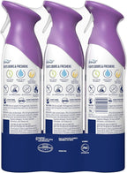 Febreze Air Mist Air Freshener Spray, Odor-Fighting Room Spray, Air Fresheners for Home and Bathroom and Kitchen, Aerosol Can, Southen Lilac Mornings Scent, Purple, 8.8oz (Pack of 3)