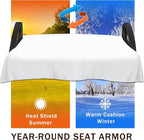 YOKYHOM Golf Cart Seat Covers for 2/4-Seater, Microfiber Seat Towel Blanket, Keeps Seats Cool, Clean & Comfortable, Fits EZGO, Club Car, Yamaha, 51"x31"
