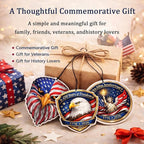 12PCS Patriotic Car Air Fresheners, 1776-2026 Double-Sided Hanging Scented Cards, Dark Ice Berry Ocean New Car Scents for Rearview Mirror, Home, Office, Commemorative Gift Set (Style 4)