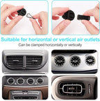Whaline 5 Pieces Halloween Car Air Vent Clips Cute Pumpkin Ghost Witch Hat Cars Air Freshener Charm Air Conditioning Outlet Clip for Air Vent Decorations Car Accessories Cars Interior Dashboard Decor