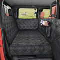 Truck Back Seat Extender for Dogs – Waterproof Full Size Pickup Pet Seat Cover with Door Protection, Hard Bottom Holds 420 lbs Dog Hammock for F150, RAM 1500 & More