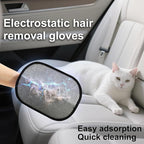 2-PCS Pet Hair Remover Gloves with A Hair/Lint Removal Tool, Reusable Magic Brush Pet Hair Removal Glove for Dogs & Cats, Remove Dog/Cat Hair from Couch, Carpet, Car Seat.