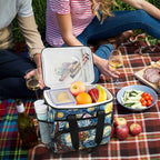 Cooler Bag Insulated Picnic Bag Large Lunch Box Reusable Tote Bag Soft Sided Portable Beach Cooler Grocery Camping