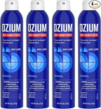 Ozium® 8 Oz. Air Sanitizer & Odor Eliminator for Homes, Cars, Offices and More, Original Scent - 4 Pack | Reduces Airborne Bacteria Eliminates Smoke & Malodors