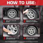 Black Magic BC23220 Tire Wet Spray, 14.5 Oz. - Weather and Rinse-Resistant Formula That Leaves Tires Looking Wet, Black and Glossy With Just One Spray