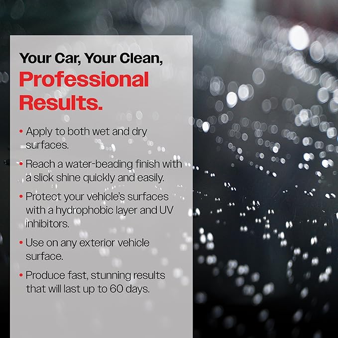 Malco SLIK SiO2 UV Paint Protection + Shine Spray for Vehicles (60-Day Advanced Protection & Shine) - Rejuvenates and Protects Exterior Finishes with Deep Shine/UV and Environmental Shield (264016)