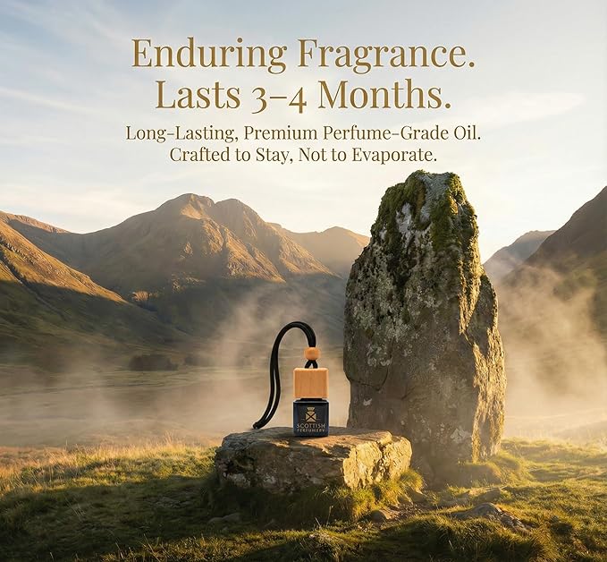 CREST 1306 | Rich Musk. Bergamot. Smoky Birchwood | 10ml Executive Car Diffuser | A Strong, Long-Lasting Scent | Luxury Car Perfume | Gift