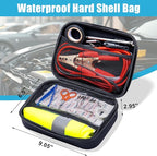 AUTODECO Car Roadside Emergency Kit, Portable Car Safety Kit Car Kits for Emergency, Black