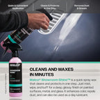 Malco Showroom Shine Spray Car Wax and Instant Detailer - Best Car Wax Spray for Professional Finish/Easy to Use Instant Detailer/Cleans and Waxes Painted Surfaces, Metal and Glass (110416)