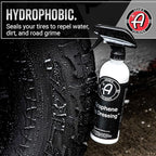 Adam's Polishes Graphene Tire Dressing - Deep Black Finish W/Graphene Non Greasy Car Detailing | Use W/Tire Applicator After Tire Cleaner & Wheel Cleaner | Ceramic Coating Like Tire Protection