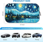 Sun Shade for Car Windshield, Foldable Universal Car Windshield Upgrade Sunshade Enhanced UV Rays