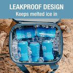 CleverMade Collapsible Insulated Cooler Bag – Leakproof Soft Cooler for Beach, Travel, Car – Bottle Opener
