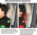 Car Neck Pillow, Comfortable Neck Pillow for Driving, Ergonomic Car Neck Support Pillow for Relieve Driving Fatigue, Suitable for Driving, Traveling (Beige)