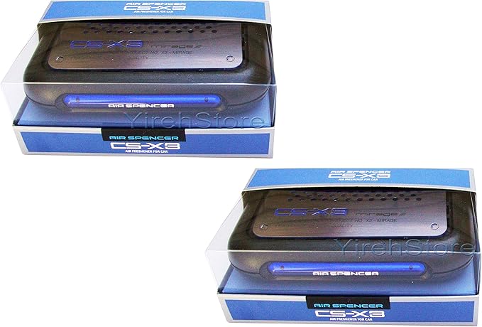 JDM CSX3 fresh Squash scent 2 Units and 6 Refill Cartridges CS-X3 Bundle Car Air Freshener