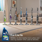 Bissell Multi-Surface Pet Solution with Febreze freshness, For Use in CrossWave and Other Leading Hard Surface and Area Rug Cleaners, 80oz, Dissolves Dirt, grime, and Tough Sticky Messes
