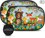 Car Window Shade for Baby with Certified UV-Protection 2 Pack - 20"x12"