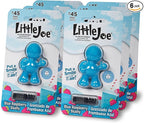 Little Joe 96413-6PK Blue Raspberry Slushy Scent Car Air Freshener Vent Clip, Fights Odors for up to 45 Days, Long-Lasting Freshness, Cute Car Odor Eliminator, Pack of 6