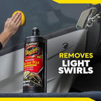 Meguiar’s Flagship Premium Marine Wax, M6332, Easy-to-Use Boat Polish and Wax that Removes Swirls, Scratches, and Oxidation While Adding Long-Lasting Protection, Gifts for Car Lovers, 32 Oz