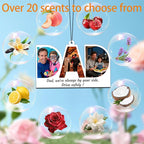 5-500pcs Custom Air Fresheners with Picture, Double Sided Car Air Freshener with 20 Scents, Personalized Gifts for Valentine's Day Birthday Anniversary (DAD)