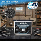 Moisture Absorbers, Efficient Activated Charcoal Humidity Absorber ＆ Odor Absorber Boxes, Refillable Car Dehumidifier for Closet, Bathroom, Basement＆ RV, 3 Pack