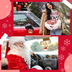 Tallew 24 Pcs Christmas Air Fresheners Bulk Snowflake Candy Cane Snowman Deer Christmas Scented Ornaments Xmas Scented Hanging Ornament for Car Rearview Mirror Accessories