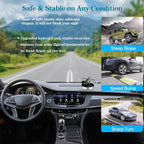 [ Military-Grade Fighter] Car Air Freshener, Alloy Solar Rotating Car Essential Oil Diffuser with Cologne Natural Plant Essential Oil, Car Aromatherapy Dashboard Decorations