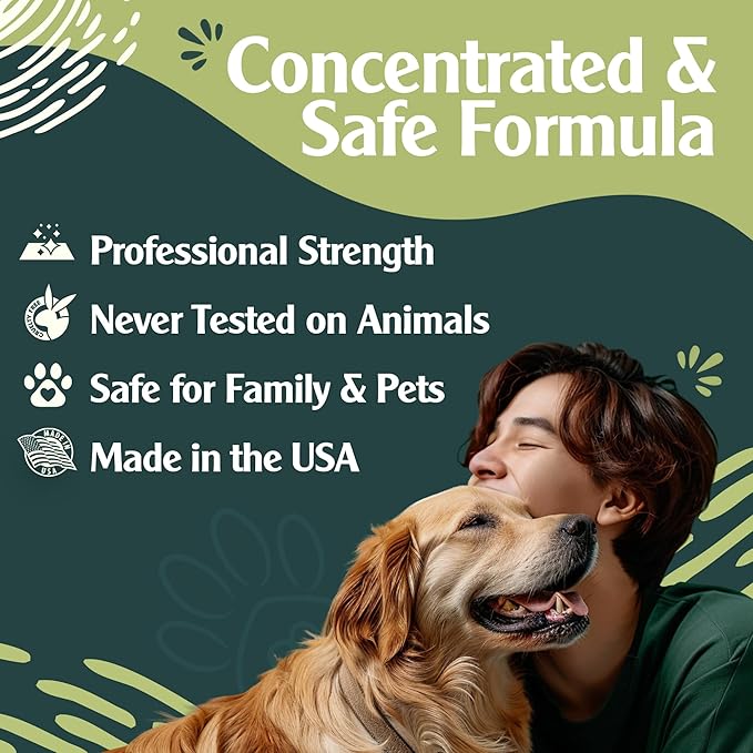 Urine Destroyer Enzyme Cleaner Spray | Cat & Dog Urine Stain and Odor Eliminator | Enzymatic Carpet Cleaner for Pets | Cat Pee Enzyme Cleaner (32oz)