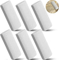 Abbylike 6 Pcs Pet Hair Remover Pumice Stone Car Pet Hair Removal Tool for Bedding Carpet Couch Furniture Cleaning (6.1 x 2.56 x 1.4 Inch,Gray)