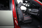 Tomatoman Tacoma Seat Covers Compatible with Toyota Tacoma 2005-2024 2025 2026 Truck Access Crew Double Extended Cab TRD Sport Offroad Limited SR5 V6 Airbag Compatible Car Cushions(Full Set/Black-Red)