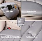 Big Ant Car Seat Cushion Pad Memory Foam Seat Cushion,Pain Relief Cushion Comfort Seat Protector for Car Office Home Use,Gray 1PC