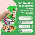 Pet, Enzyme Spray for Urine, Dog Smell, Carpet Mess. Remove Dog & Cat Pee, Poop, Stain, Spot, Smell, Odor Enzymatic at a Molecular Level for Your Home