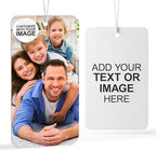 Instafreshener Custom Hanging Air Freshener | Rectangle Portrait | Custom Air Fresheners with Picture or Text for Car, Closet, Bathroom, Locker & Office Decor