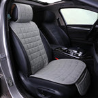 Suninbox Car Seat Covers Front Seat Only,Cloth Car Seat Covers,Linen Car Seat Protector Universal Fits Most Automotive,Vans,SUVs,Trucks Gray