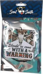 Warning Air Freshener Car Scent By Scent South