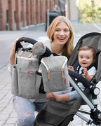 Skip Hop Baby Breastmilk Cooler Insulated Bottle Bag, Grab & Go, Chevron